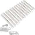 White 12 Panels 12 inch LED Dimmable Under Cabinet Lighting Kit Q840671