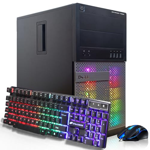 Gaming Desktop PC Intel Core i7 4th Gen 3.4GHz NVIDIA GeForce GT 1030 2GB 16GB RAM 512GB SSD Windows 10 Professional B841