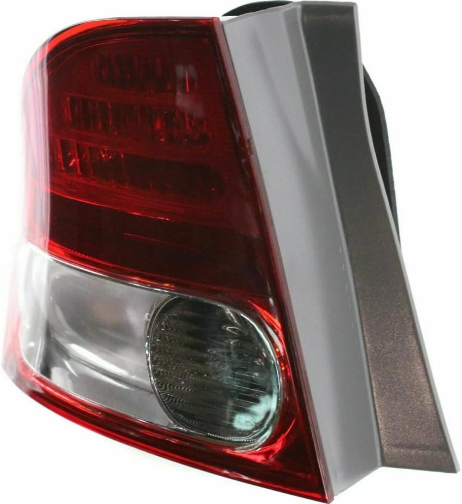 2009 2010 2011 Driver Side Tail Light Sedan W7298