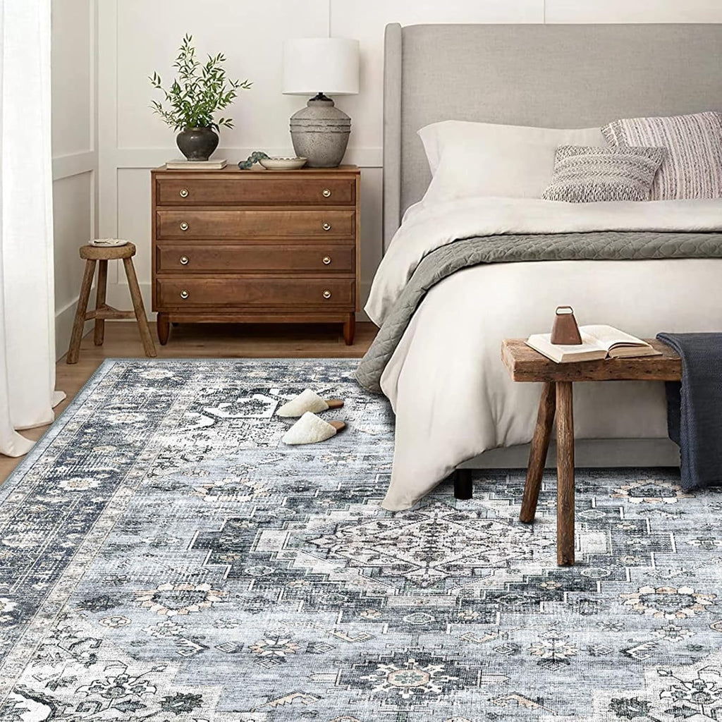 Machine Washable 5x7 Area Rug T708056