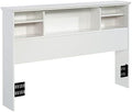 Wooden Full-Queen Bookcase Headboard N72121