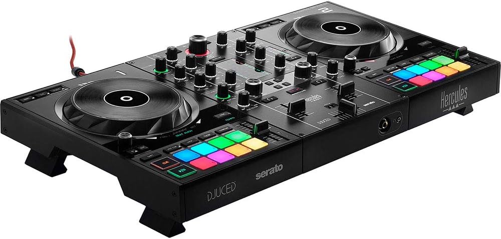 DJ Software Controller with Monitor Headphones & RCA Cable S686501