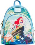 Disney The Little Mermaid Ariel Scene Double Strap Shoulder Bag Purse V6033