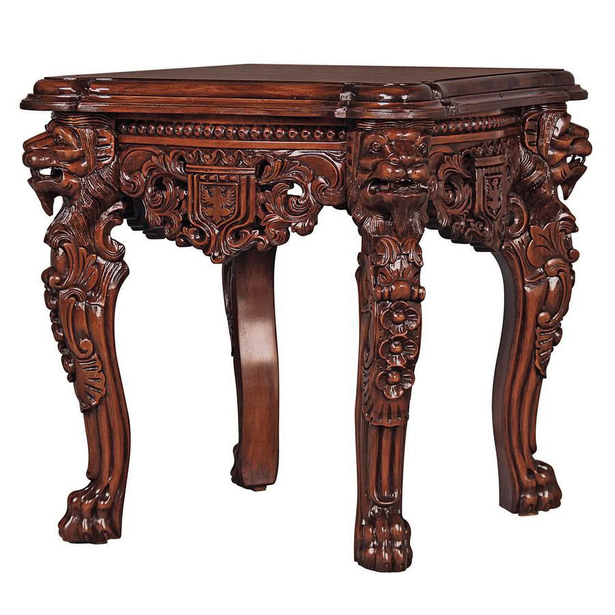 Lord Raffles Grand Hall Lion Leg Side Table J84726