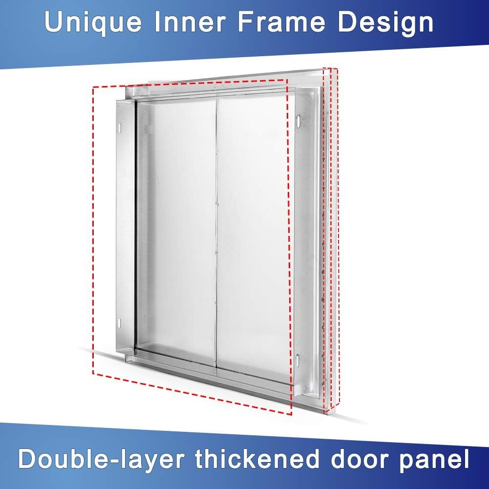 42 W x 21 H Stainless Steel Single Access Door G3526