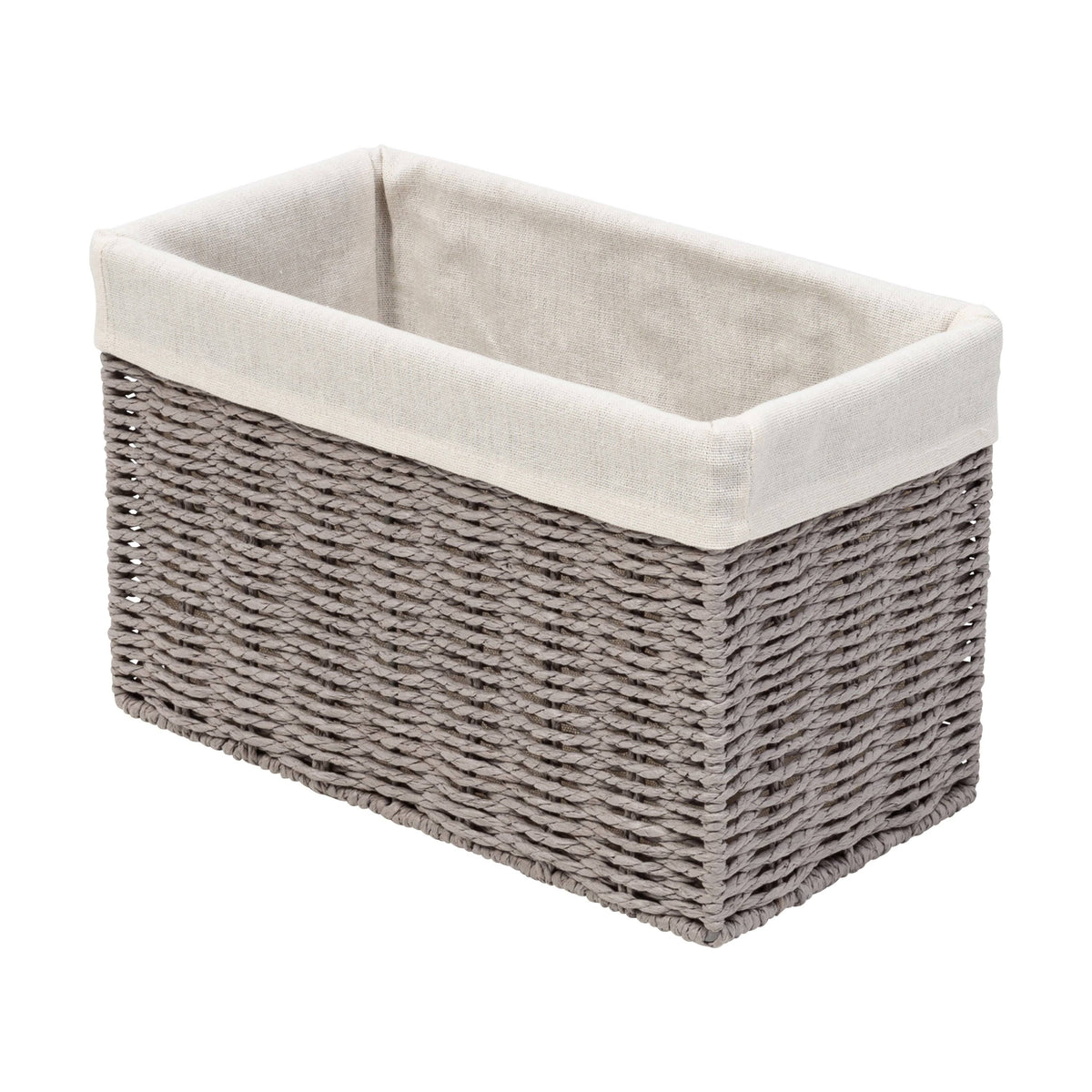 7-Piece Twisted Paper Rope Woven Bathroom Storage Basket Set H16267