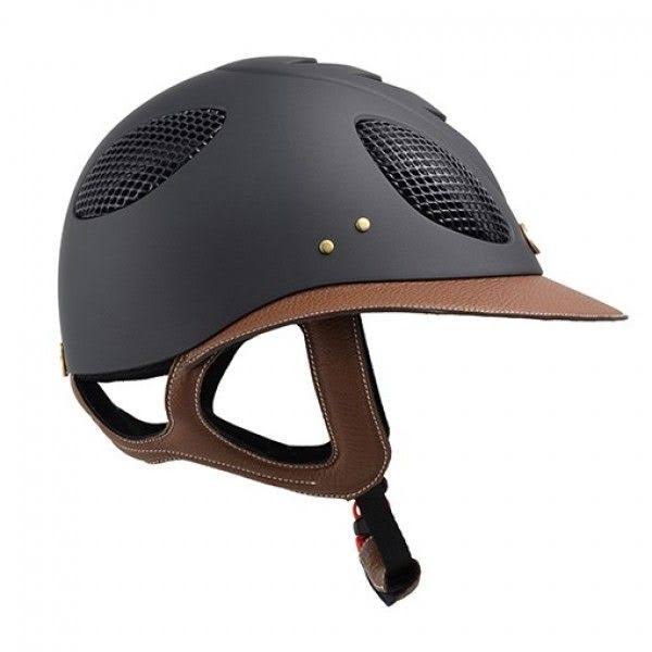 Leather Riding Helmet Y5289