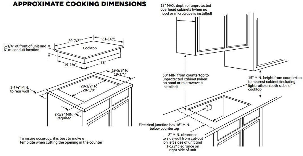 30-inch Built-in Knob Control Electric Cooktop E952