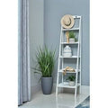 White Ladder Corner Bookcase Y436