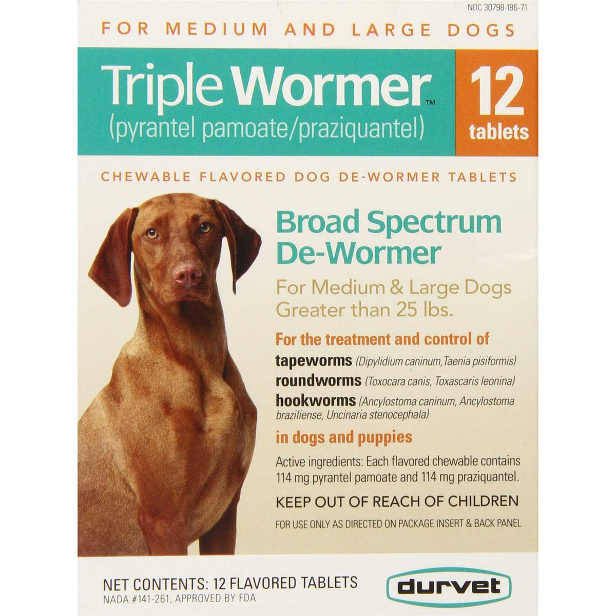Triple Wormer for Medium & Large Dogs C2638