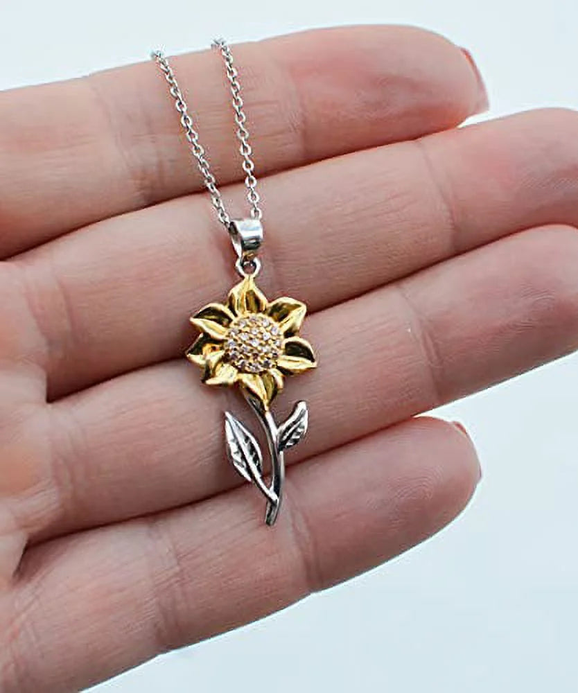 Aunt Sunflower Pendant Necklace N90883