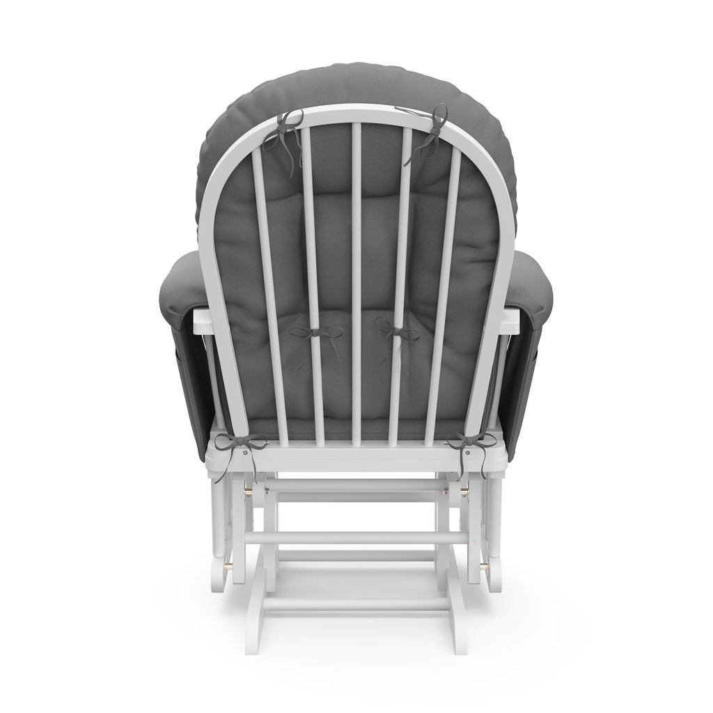 White Glider and Ottoman J159