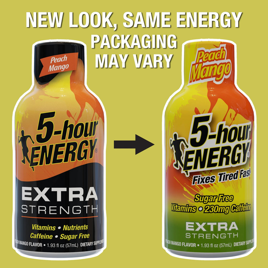 Extra Strength Peach Mango Energy Shot 15 Count I424095