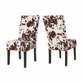Dark Brown Set of 2 Dining Chair S3473