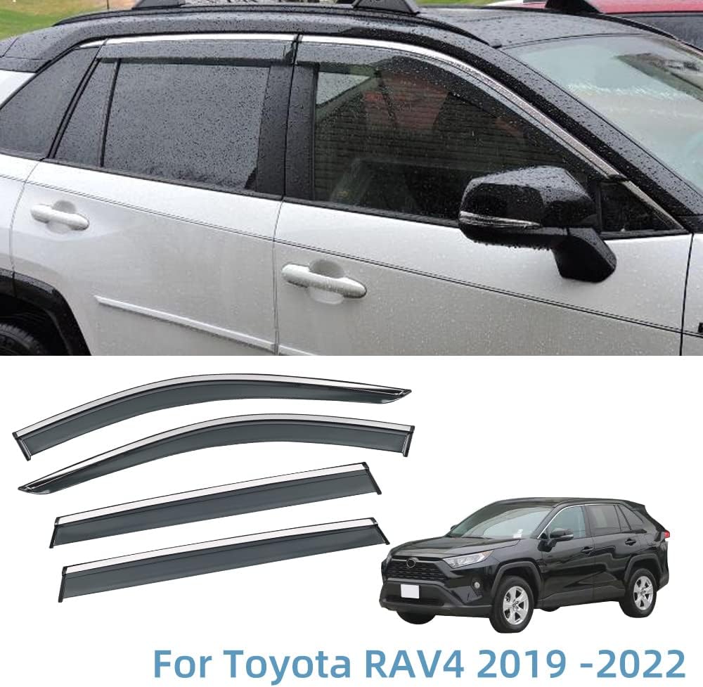 Tape on Vent Visor Rain Guard Window Wind Deflector Pack of 2 L280882