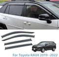 Tape on Vent Visor Rain Guard Window Wind Deflector Pack of 2 L280882