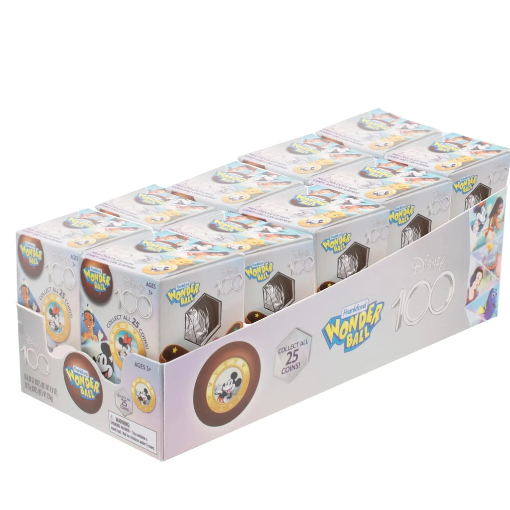 10 Pack Milk Chocolate Wonder Ball with Surprise Collectible Coin R5939