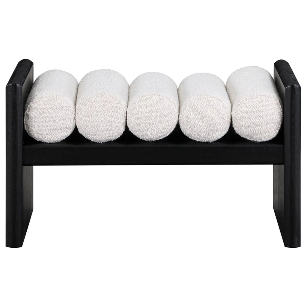 Black Wood Bedroom Bench X622302