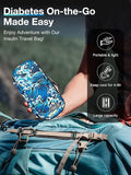 Insulin Cooler Travel Case and 2 Nylon Ice Packs V1894