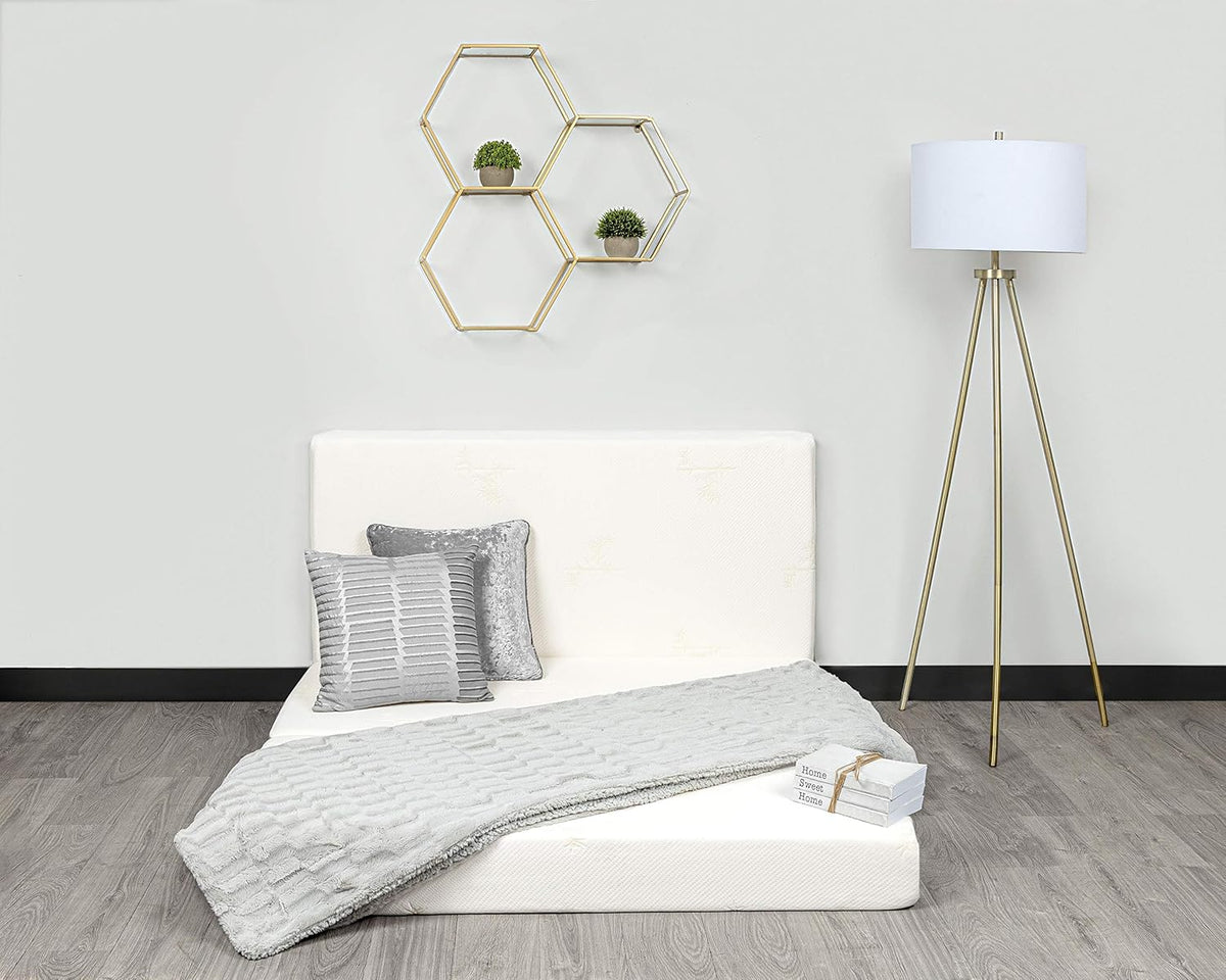 Twin XL Tri Folding Memory Foam Mattress with Washable Cover C382012