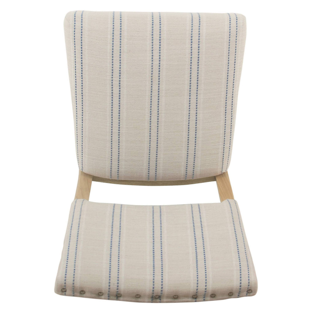 Set of 2 Stripe Dining Chair Blue/White H515