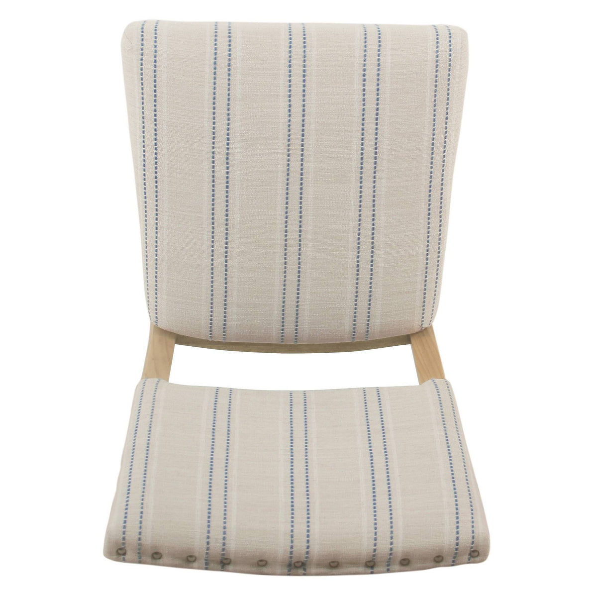 Set of 2 Stripe Dining Chair Blue/White H515