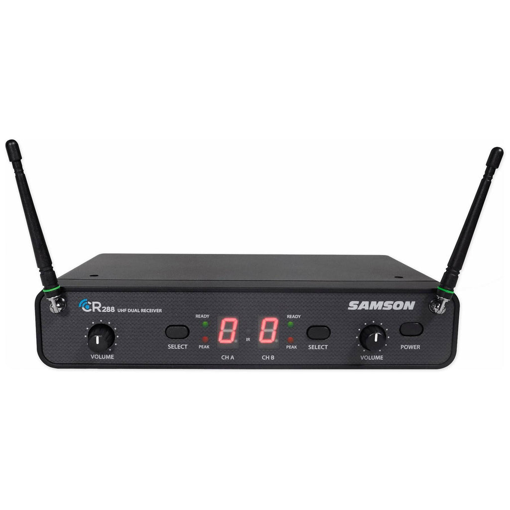 Dual Beltpack UHF Wireless Headset Mics A811179