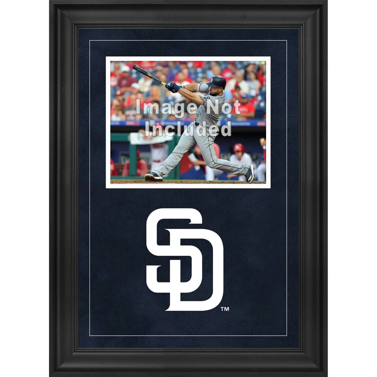 Framed Horizontal Photograph Frame with Team Logo S6574
