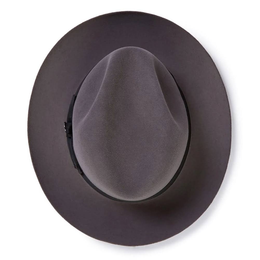 Caribou Fur Felt Fedora Hat V4794