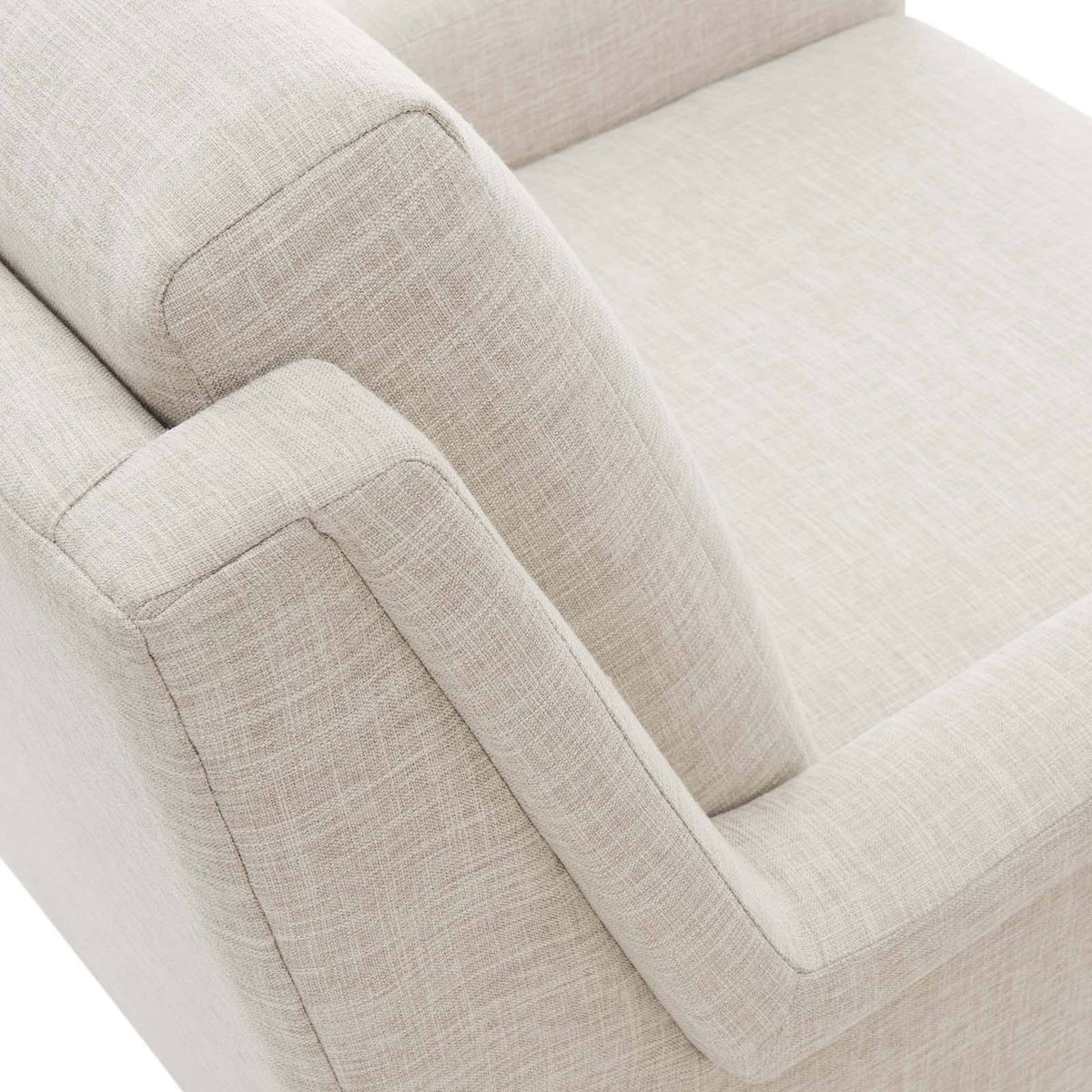 Fabric Armchair Black Gray U1009