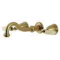 Brushed Brass Wall Mount Tub Faucet T59050