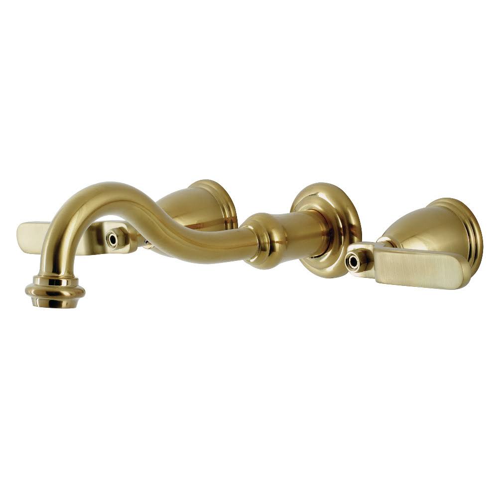 Brushed Brass Wall Mount Tub Faucet T59050