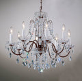 8 Light Gold Plated Crystal Chandelier R3200