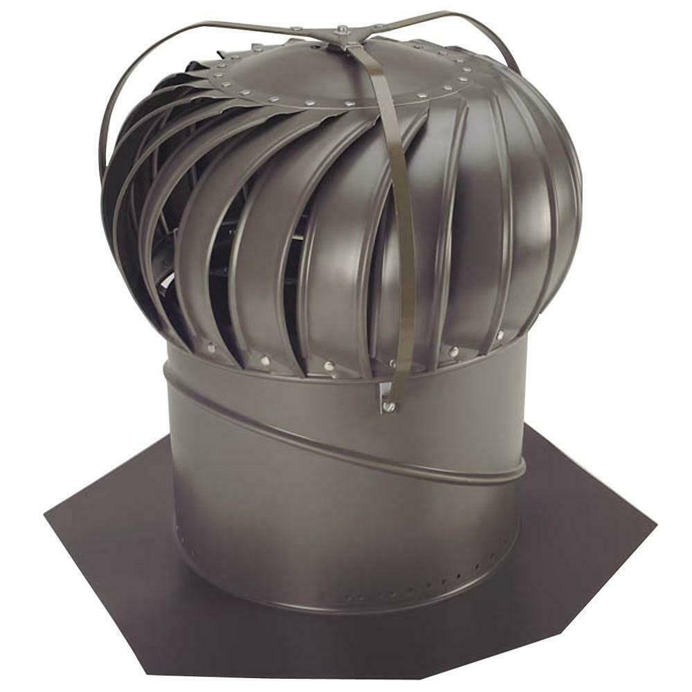 14 in Weathered Bronze Aluminum Wind Turbine A7836