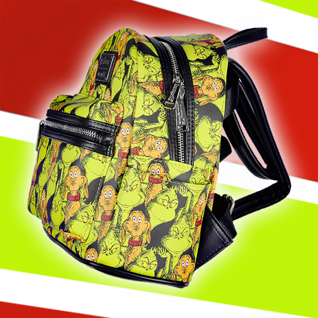 Faux Leather Mini Backpack W978798