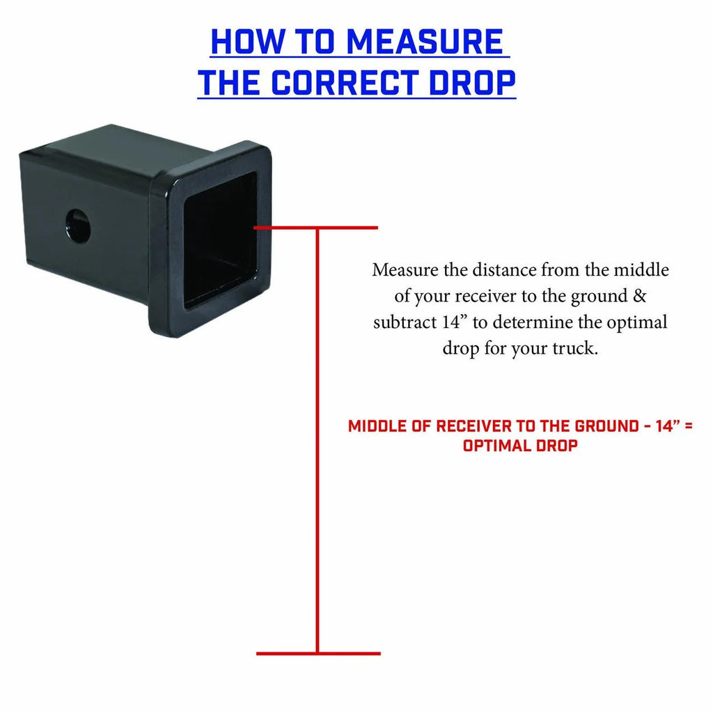 Adjustable 15" Drop Hitch with Dual-Ball, Pintle Lock, Stabilizer Kit for 2" Receiver Q45657