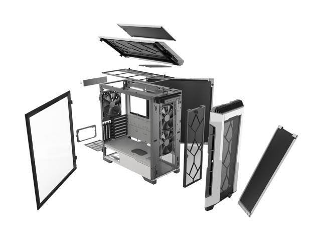 Glacier White ATX Case Tempered Glass G32599