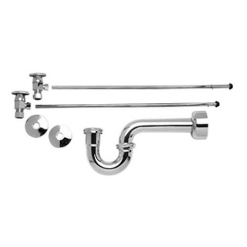 Brass Oval Handle Lavatory Supply Kit U209