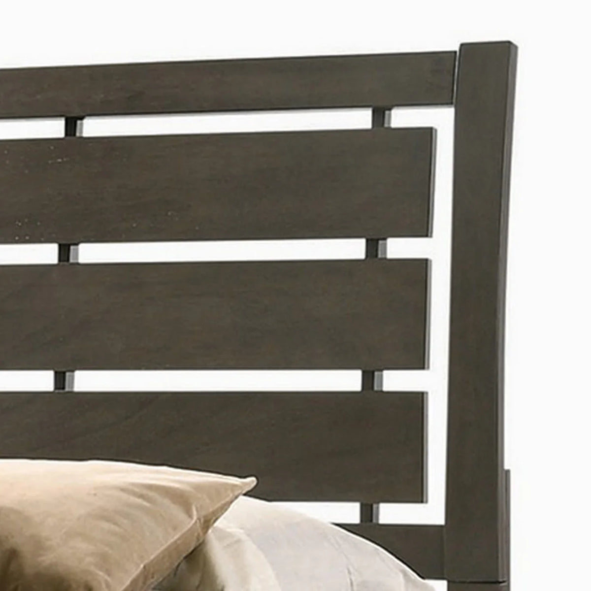 Twin Size Gray Low Platform Bed H893886
