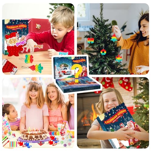 24 Days Bubble Toy Advent Calendar Z208