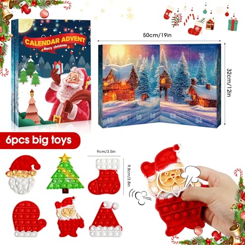 24 Days Bubble Toy Advent Calendar Z208