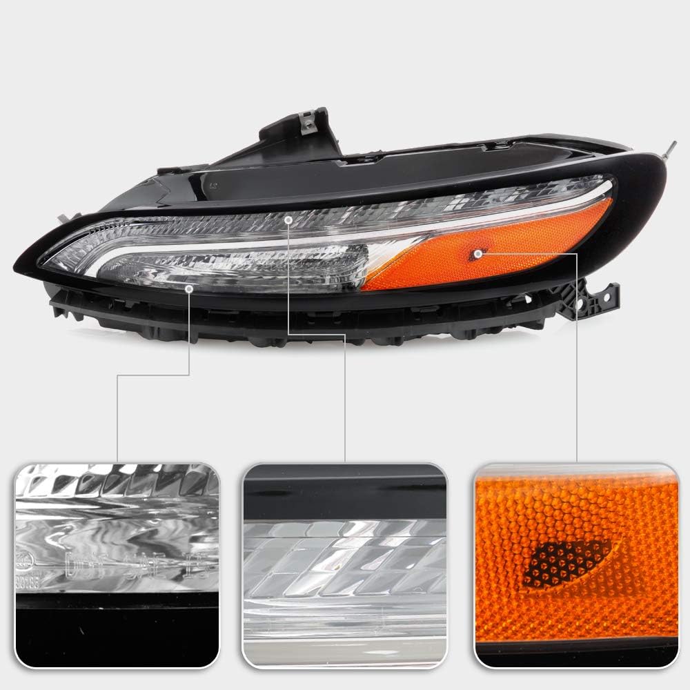 Left Right LED DRL Signal Lamps Assembly Set R28533