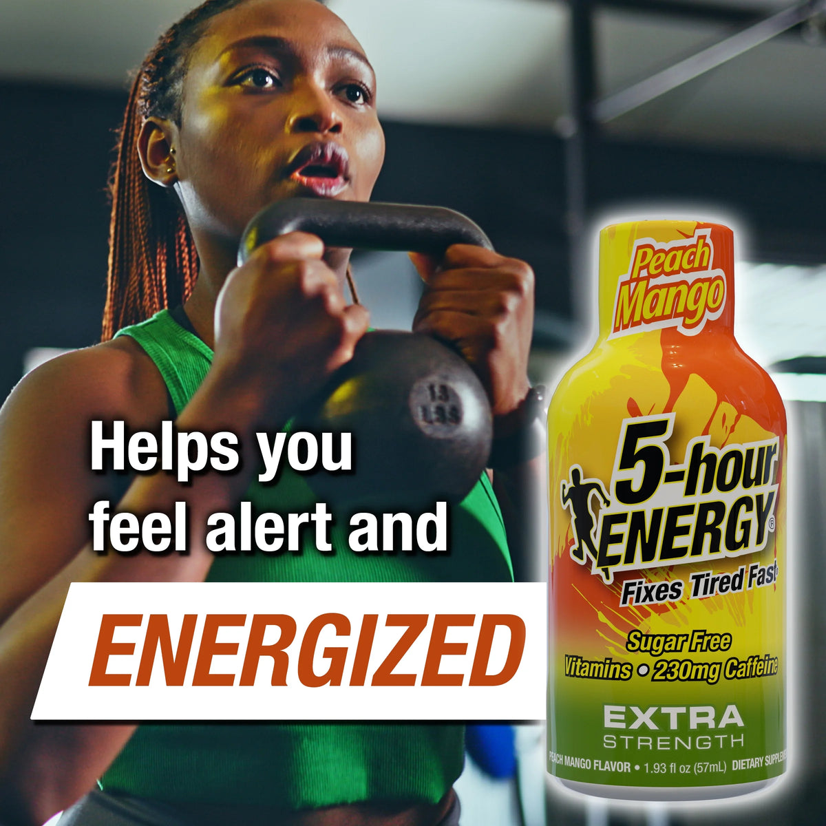 Extra Strength Peach Mango Energy Shot 15 Count I424095