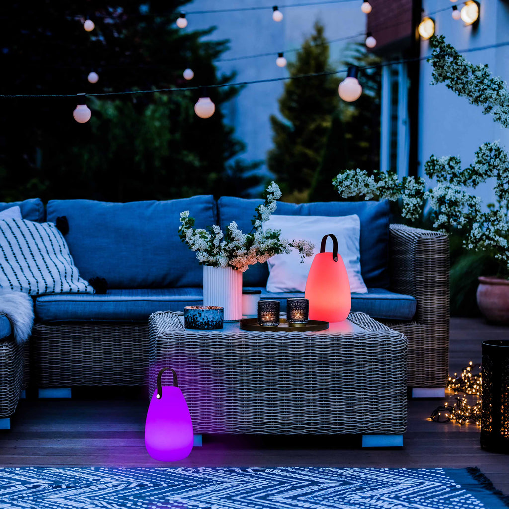 Wireless LED Color Changing Lantern, 2 pack D959