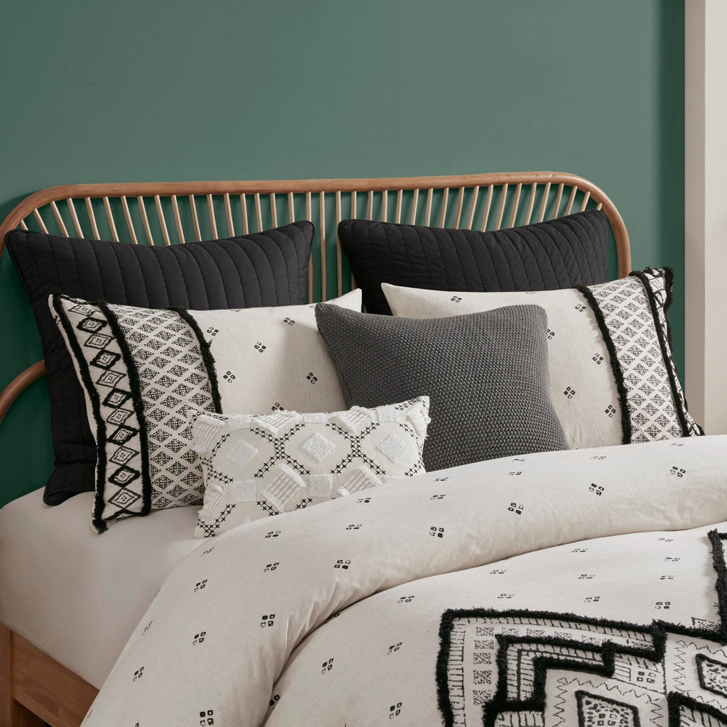 King Flax and Cotton Blended Duvet Cover Set N14650
