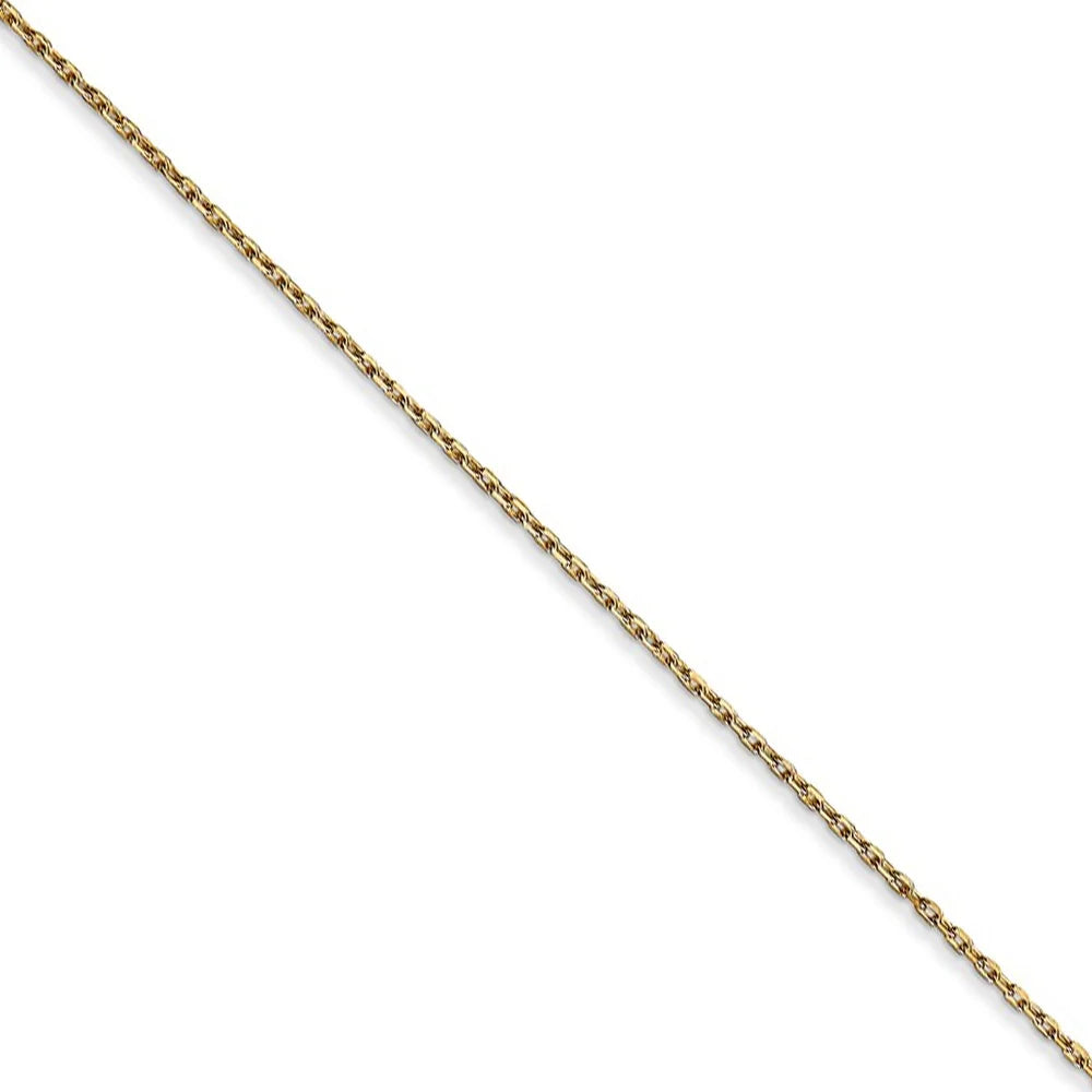 14k Yellow Gold Initial C Necklace - 16 Inch Y500642