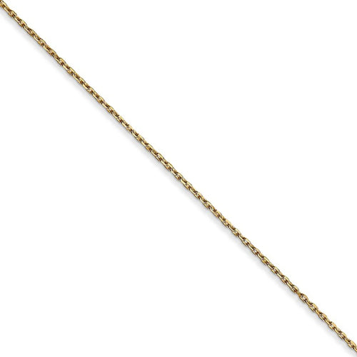 14k Yellow Gold Initial C Necklace - 16 Inch Y500642