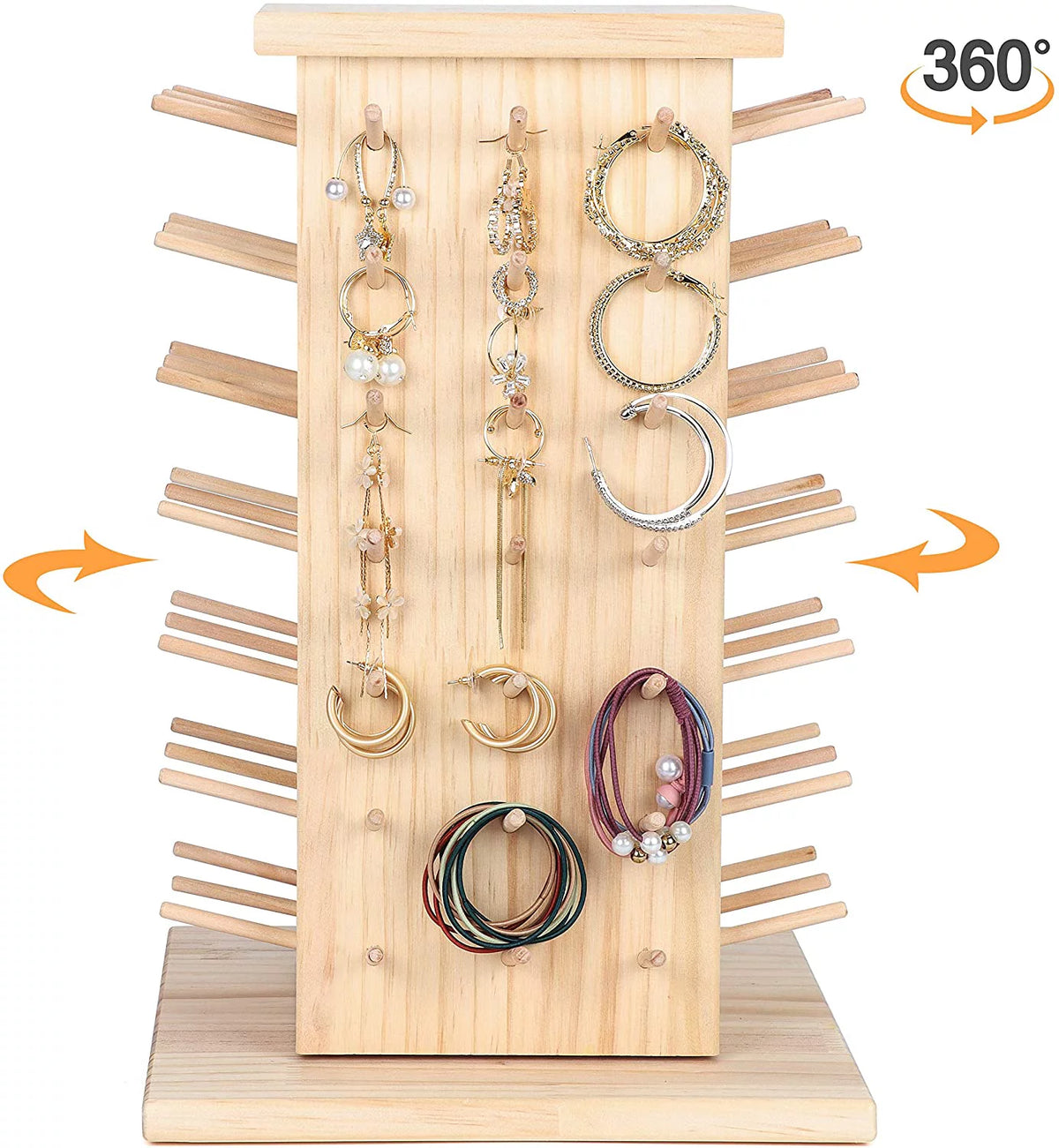 84 Spools Wooden Thread Rack I99491