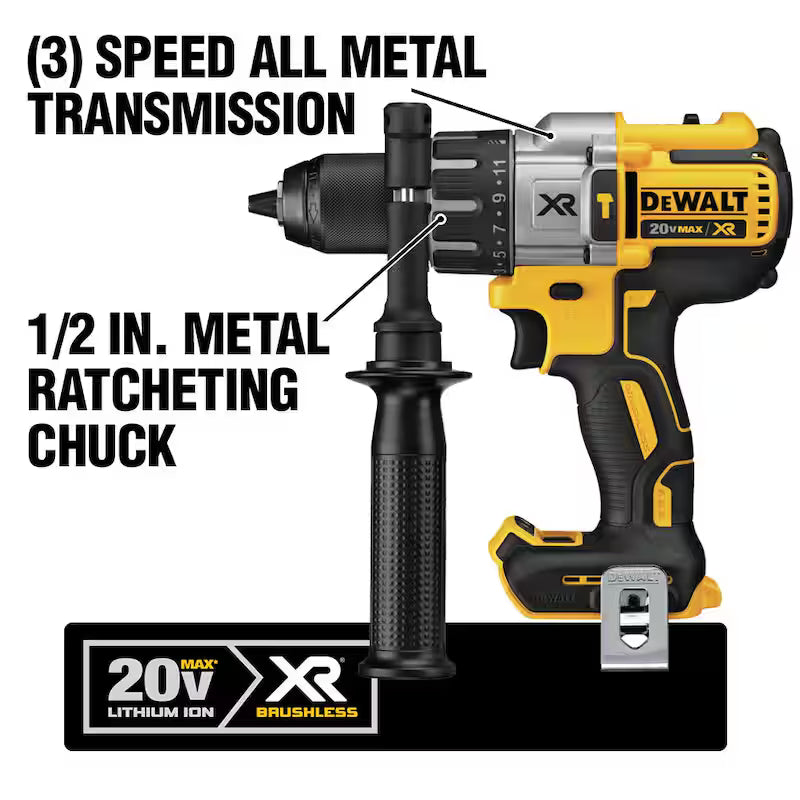 Cordless Brushless Hammer Drill Impact 2 Tool Combo Kit K341