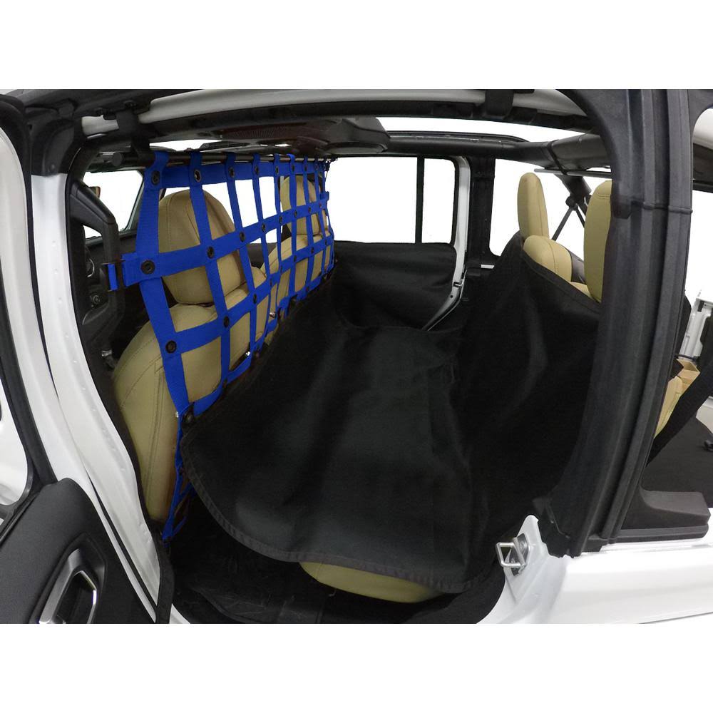 Blue Pet Divider with Hammock and Door Protectors W20479
